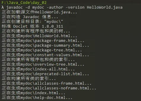 javadoc