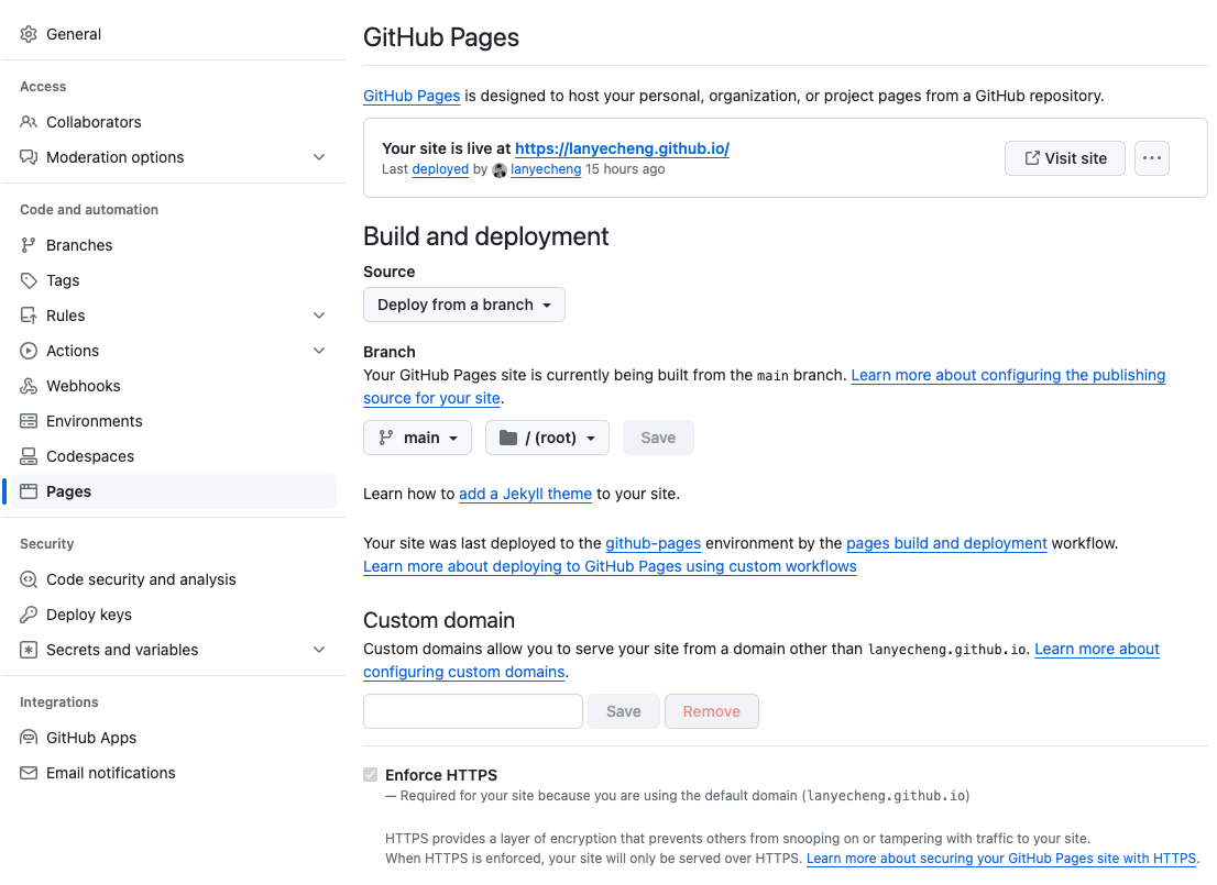 GitHub Pages